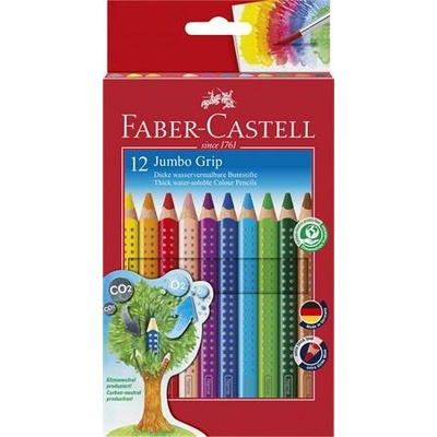 Faber Castell 110912 Colour Grip Jumbo pastelky 12 farieb