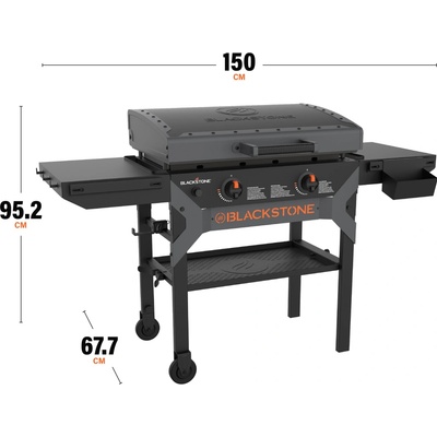 Blackstone 28" Iron Forged Griddle s víkem
