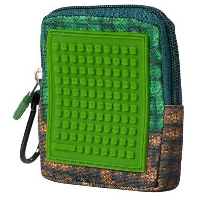 Pixie Crew Чанта квадрат, зелена, Mine&Craft 50 пиксела