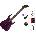 Jackson JS Series Dinky Minion JS1X AN Standard SET Pavo Purple Електрическа китара