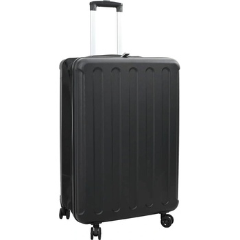 vidaXL Куфар с заключване Черно 50 x 30 x 76 см ABS пластмаса (42006228)