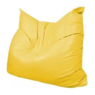 JAKS Vankúš na sedenie žltý Puff 130x100x30
