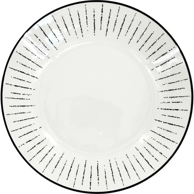 by inspire Hluboký porcelánový talíř Linea Dash 20,5 cm