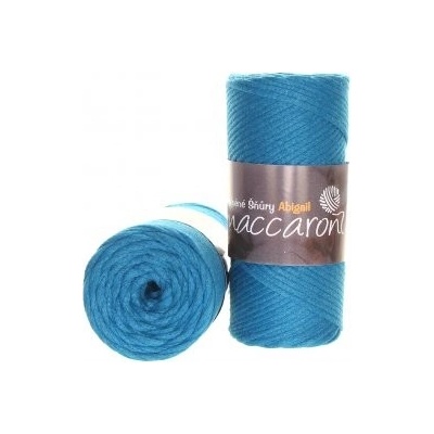 Maccaroni Bavlněné šňůry 3 mm tyrkysová 46_602