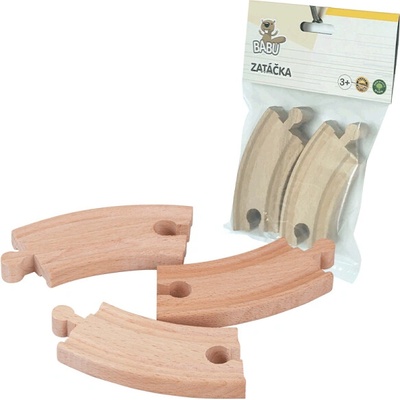 Kolej zatáčka 10cm 4 ks