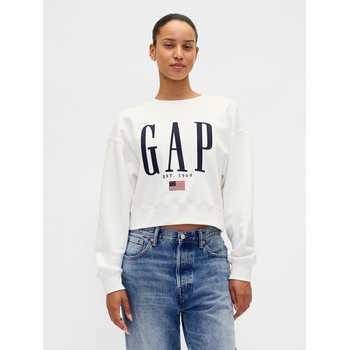 GAP Oversize суитшърт с лого VintageSoft GAP GAP | Byal | ЖЕНИ | XXS