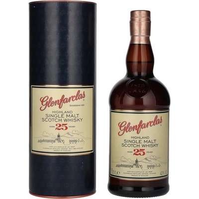 Glenfarclas 25y 43% 0,7 l (tuba)