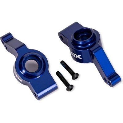 Traxxas задна алуминиева главина синя (чифт) (за #9080)
