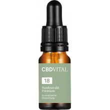 CBD Vital CBD konopný olej prírodný prémium 1800 mg 18% 10 ml