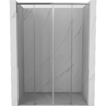 Mexen Rox Дуо плъзгащи се душ врати 140 см, прозрачни, хром - 8C2-140-002-01-00 (8C2-140-002-01-00)