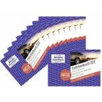 Avery Zweckform 222-10 softcover car logbook (tax office recognized, DIN A6 landscape 148x105mm, 112 pages | 385 trips, Germany & Austria, delimitation of private/business trips) pack of 10