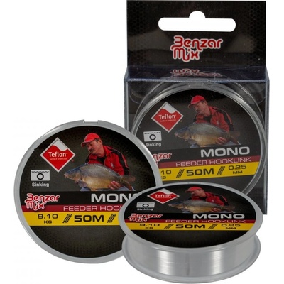 Benzar Šnúra Mono Feeder Hooklink 50m 0,14mm