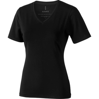 Kawartha Dámske tričko s krátkym rukávom V NECK čierna