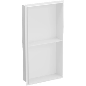 Mexen X-Wall-NR вдлъбната лавица без фланец с рафт 60 x 30 см, бяло - 1921603010S (1921603010S)
