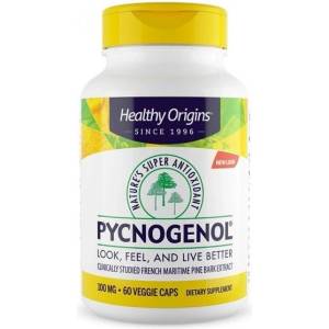 Healthy Origins Пикногенол, 100 mg, 60 капсули, Healthy Origins (41372 HO)