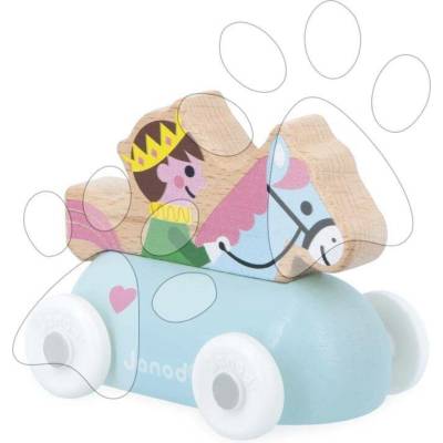 Janod Cross roads auto na tlačení s princem modré J05923