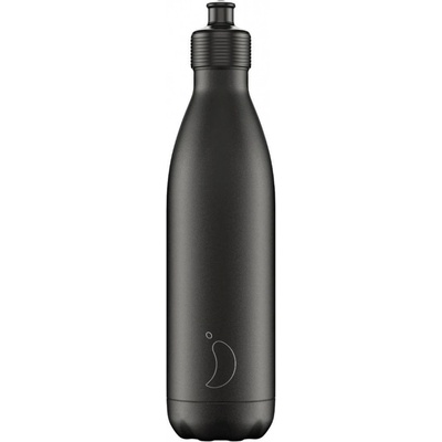 Chilly's Bottles Termoláhev černá sportovní edice Original 750 ml