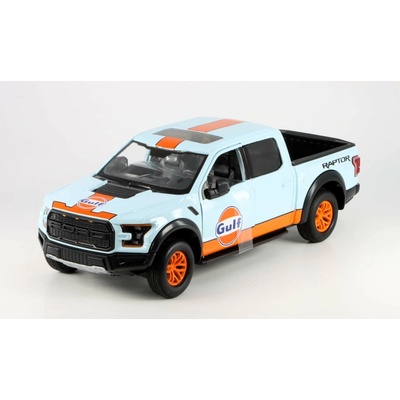 MOTORMAX Ford F-150 Raptor Pick-up 2017 modrá metalíza 1:27