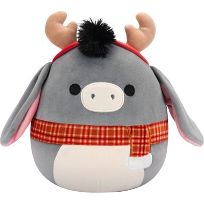 Squishmallows Osel s parohy a šálou Jason