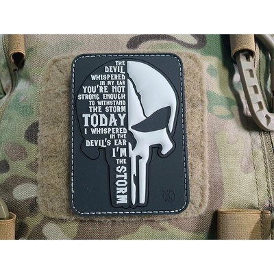 JACKETS TO GO Nášivka STORM PUNISHER plastová velcro