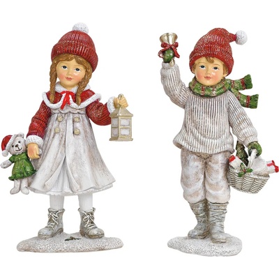 WURM Figurka dívky/chlapce v zimních šatech 12 cm (mix 2 vzorů /cena za 1 ks) – Zbozi.Blesk.cz