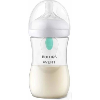 Philips Бебешко шише Philips Avent - Natural Response 3.0, AirFree, с биберон 1m+, 260 ml (SCY673/01)