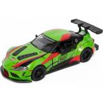Kinsmart Метална количка Kinsmart - Toyota GR Supra Racing Concept, #90, 1: 36, зелена (54095)