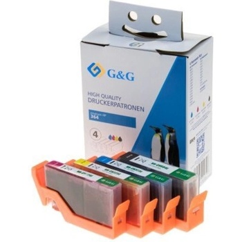 Image 1 of G&G Комплект касети за Photosmart C5380 / C6380 / D5460 / Photosmart Pro B8550 - NP-H684EXLBK - G&G, неоригинален, 21.6ml+3x14.2ml капацитет (CON200HPCB32xPACK)