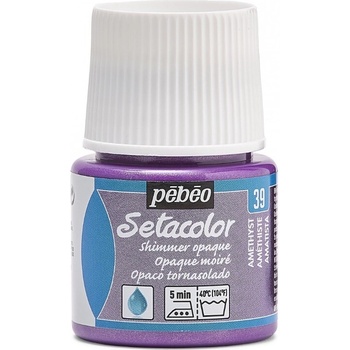 Pébéo Setacolor opaque farba na textil 39 shimmer amethyst 45 ml