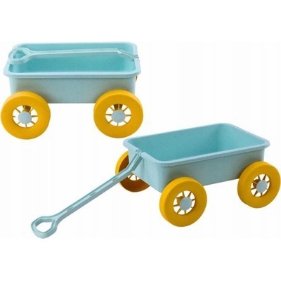 Lean Toys Pískový vozík na hračky Pastelově tyrkysová – Sleviste.cz