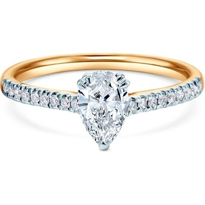 Savicki Zásnubný prsteň dvojfarebné zlato laboratórny diamant SAVR96122 YW LGD 050