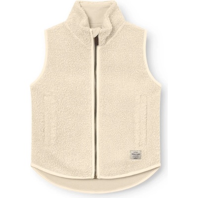 Mini A Ture Детски поларен елек Mini A Ture Kid's Matbattal Vest Fleece vest - Angora Cream - размер 164 (703-6702-0119)