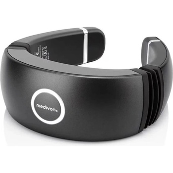 Medivon Масажор за шия Medivon Smart EMS, Електромускулна стимулация, 3D регулиране, 4 режима, Дистанционно, Затопляне, Таймер, Черен (Smart EMS)