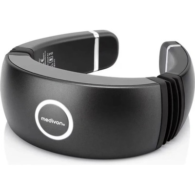 Medivon Масажор за шия Medivon Smart EMS, Електромускулна стимулация, 3D регулиране, 4 режима, Дистанционно, Затопляне, Таймер, Черен (Smart EMS)