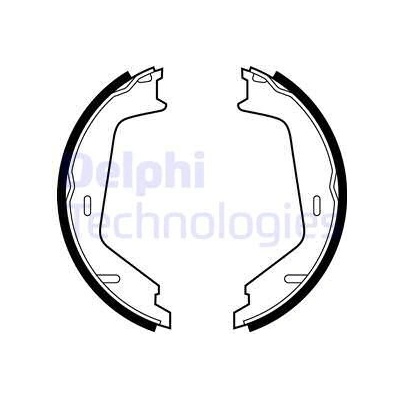 LS1884 DELPHI Sada brzdových čelistí, parkovací brzda