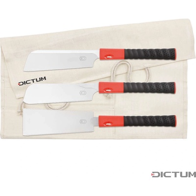Dictum 712834 Compact Saws, 3-Piece Set, Power Grip