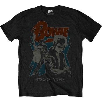 David Bowie 1972 World Tour Black M Риза (BOWTS10MB02)