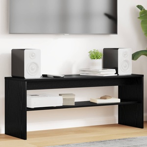 vidaXL ТВ шкаф 100 x 30 x 40 см Черния дъб Инженерна дървесина (8000333)