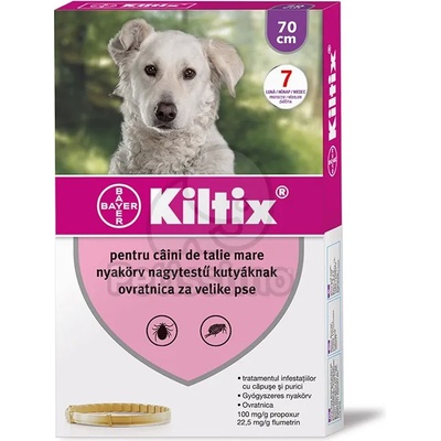Kiltix нашийник срещу кърлежи и бълхи l