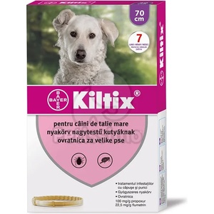 Kiltix нашийник срещу кърлежи и бълхи l