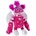 HEUNEC Плюшена играчка Heunec Маскираният певец - Розово чудовище, 30 cm (549470)