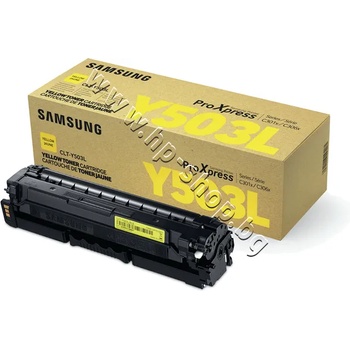 HP Тонер Samsung CLT-Y503L за SL-C3010/C3060, Yellow (5K), p/n SU491A - Оригинален Samsung консуматив - тонер касета