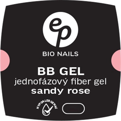 BIO nails FIBER SANDY ROSE jednofázový hypoalergenní gel 30 ml