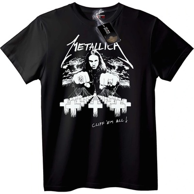 NOONEBRAND Metallica Cliff 'Em All Тениска - 7XL, White