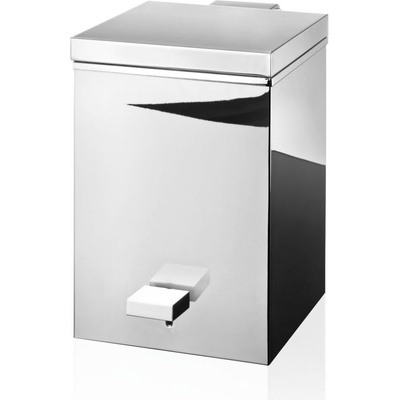 DECOR WALTHER Кошче за отпадъци в баня Corner Soft Close квадратно 26, 5 см хром (0614600)