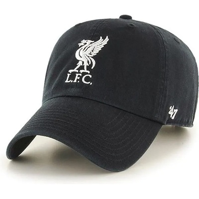 47 brand Шапка с козирка 47 brand EPL Liverpool в черно с апликация (EPL.RGW04GWS.BKD)