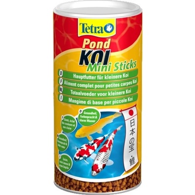 Tetra Pond KOI Sticks - пръчици за млади риби КОИ с размери от 10см до 25см 1л