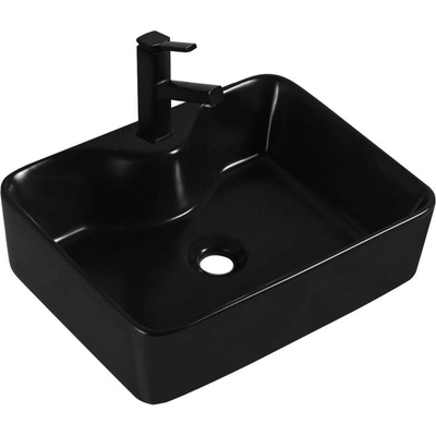 Mexen Eva мивка над плот 48 x 37 см, черен мат - 21424970 (21424970)