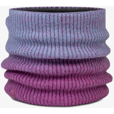 Buff Knitted Fleece Neckwarmer Marin orchid