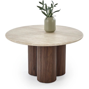 Halmar Холна маса dorotea травертин / орех